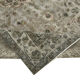 Handwoven overdyed turkish 1970s 163 cm x 265 cm grey carpet