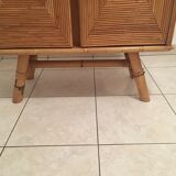 Vintage rattan buffet