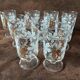 Set of 9 vintage digestive glasses
