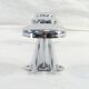 Coat rack has 3 pastes in chromed metal vintage