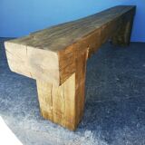 Bench in solid wood