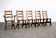 Brutalist dining chairs | vintage chairs | 1950s | oak