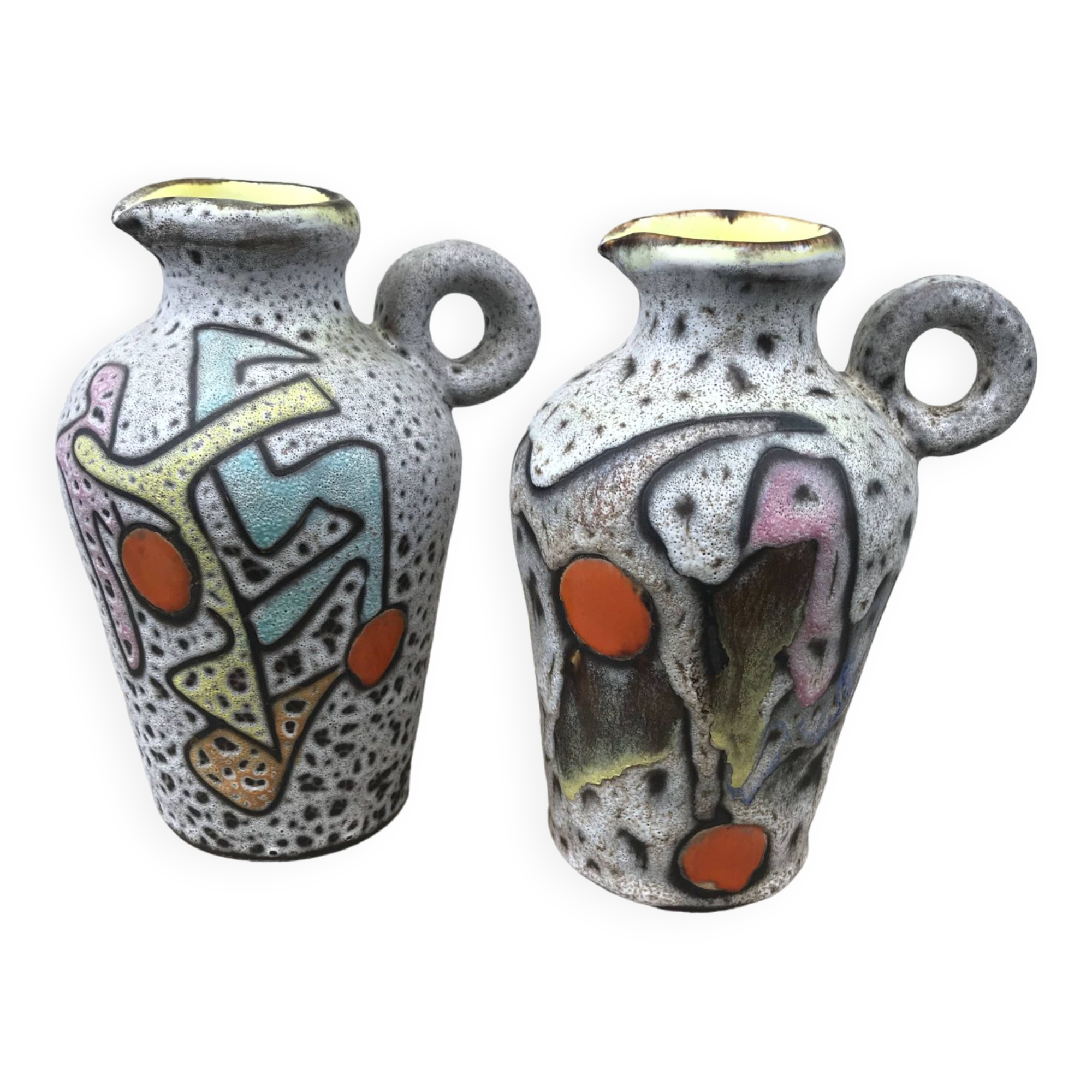 Paire de vases, pichets Marius Bessone
