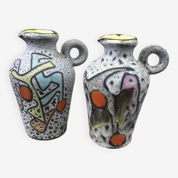 Paire de vases, pichets Marius Bessone