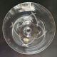 11 Large crystal glasses engraved Boch geometric pattern