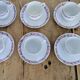 12-piece coffee service in porcelain Victoria from Czechoslovakia