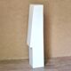 White ceramic architectural sculpture by Frédéric Bourdiec