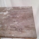Workshop table wooden top metal base