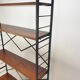 Italian Free Standing Teak Shelving Unit, 1950's