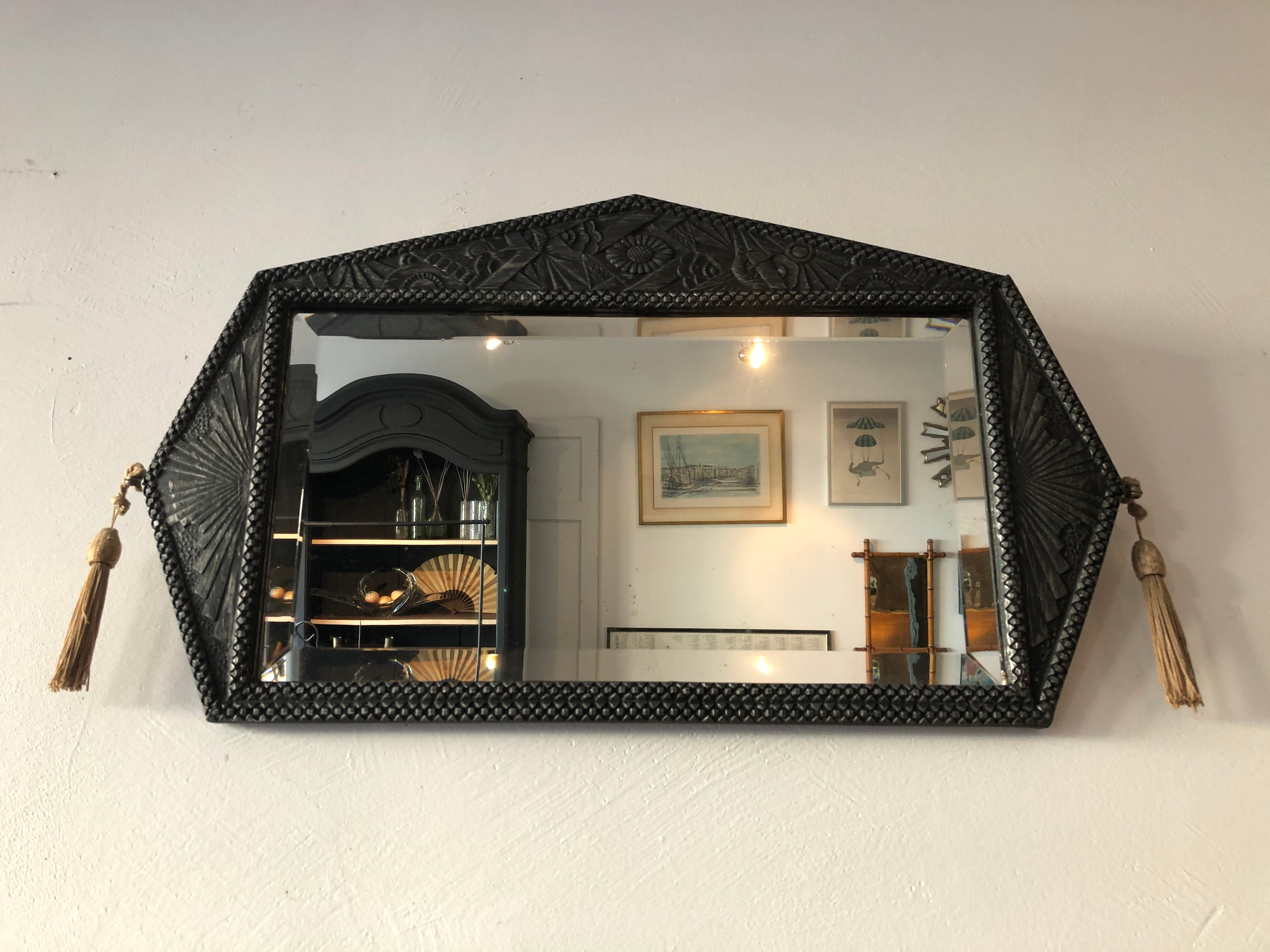 Miroir art déco - 75x41cm