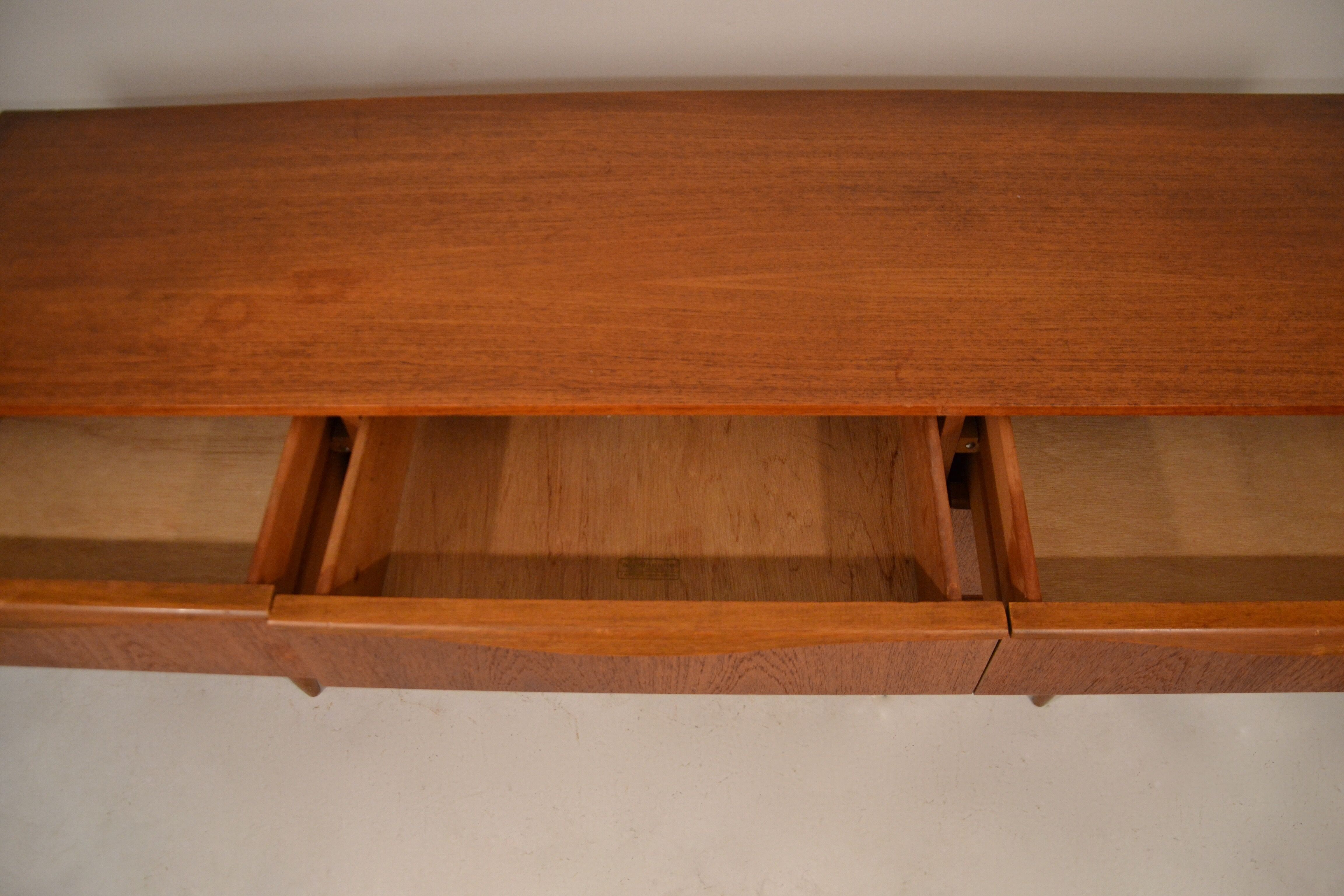 Small Scandinavian sideboard teak