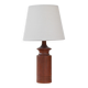 Large mid-century modern Danish teak table lamp