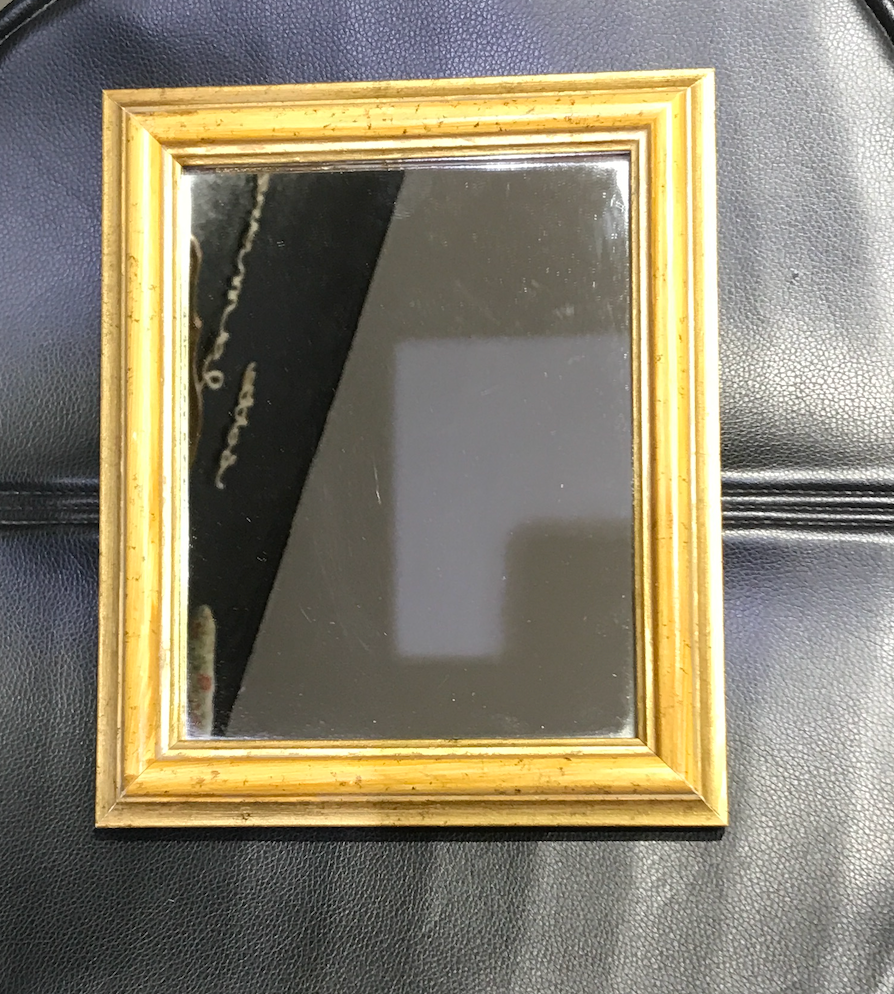 Old gilded mirror