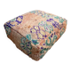Handmade Berber Kilim pouf, floor cushion