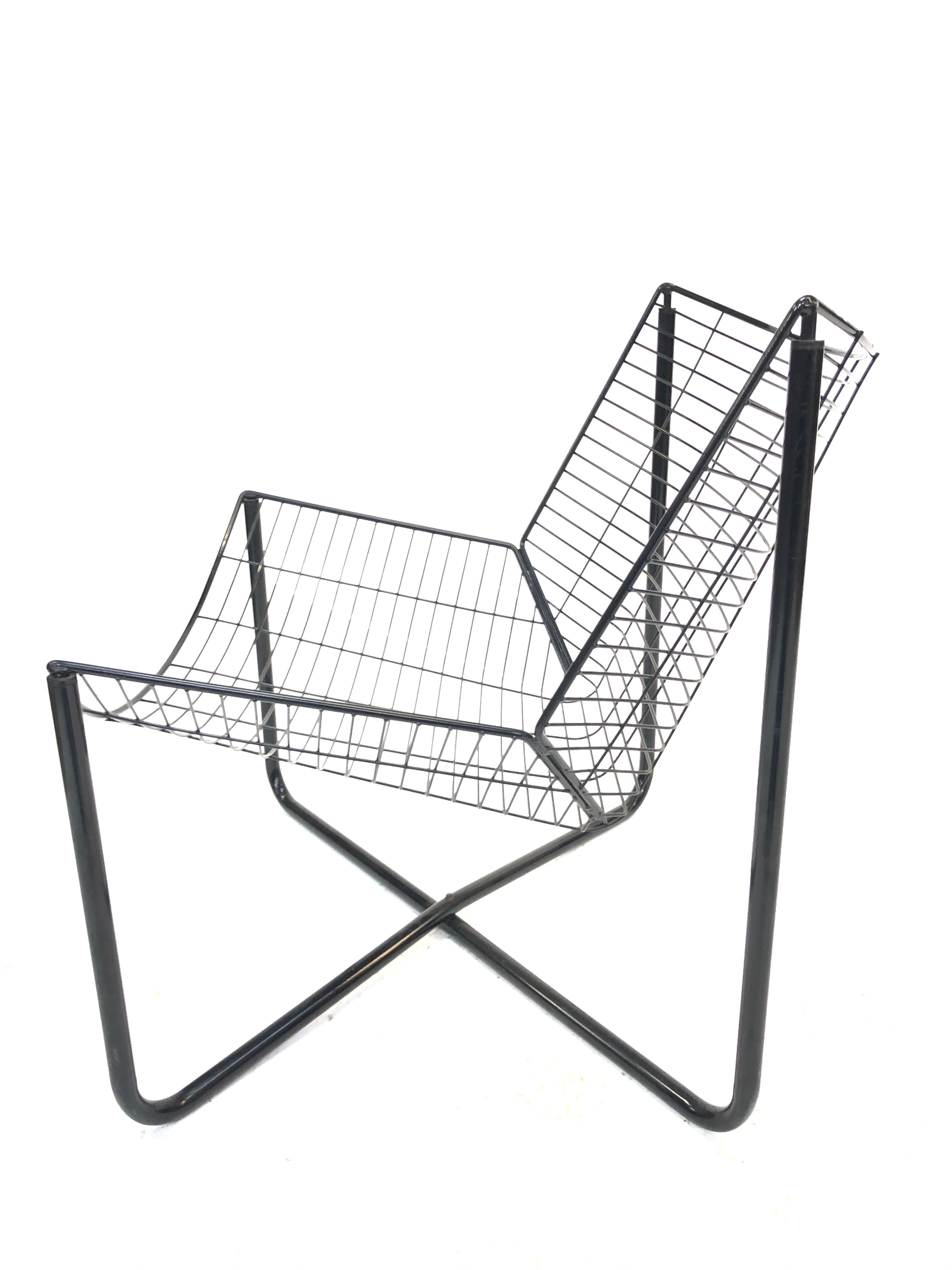Fauteuil Ikea Jarpen Wire Chair vintage Niels Gammelgaard