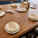 Tiffany table service – 21 pieces – Vintage plates with a floral design