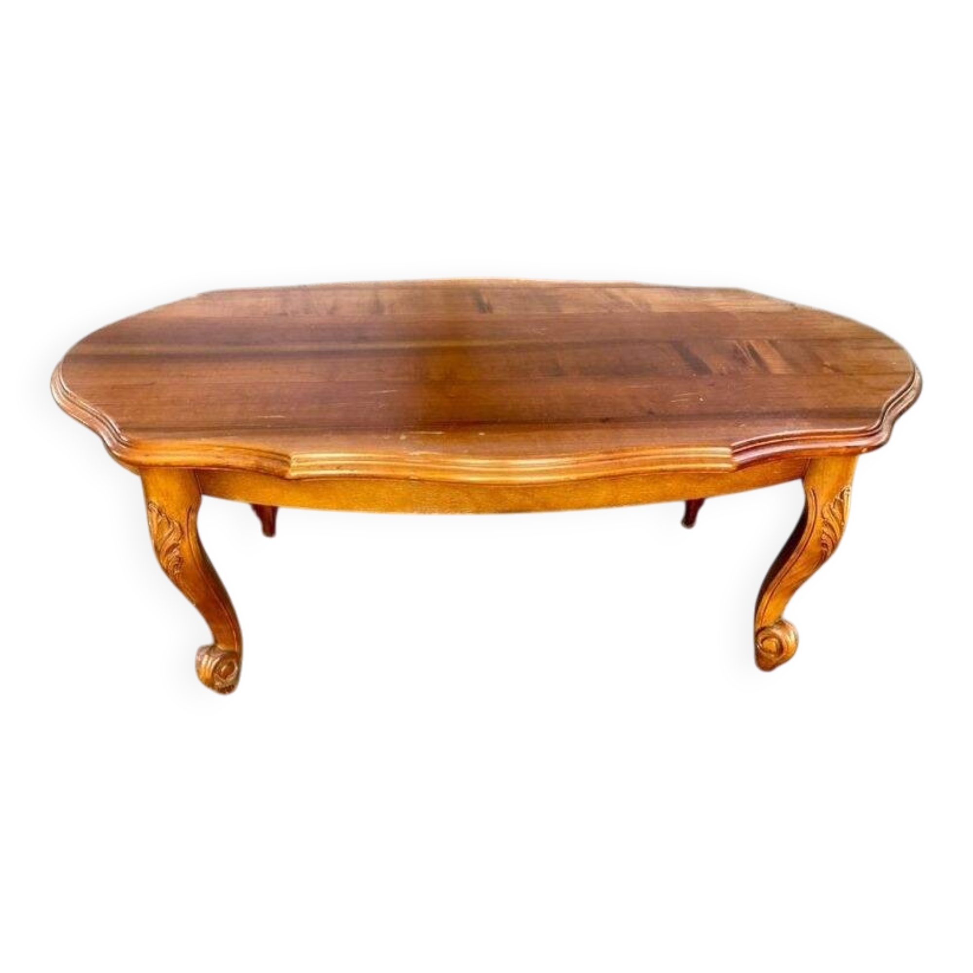Cherry wood coffee table