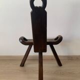 Traditional Basque chair in brutalist style