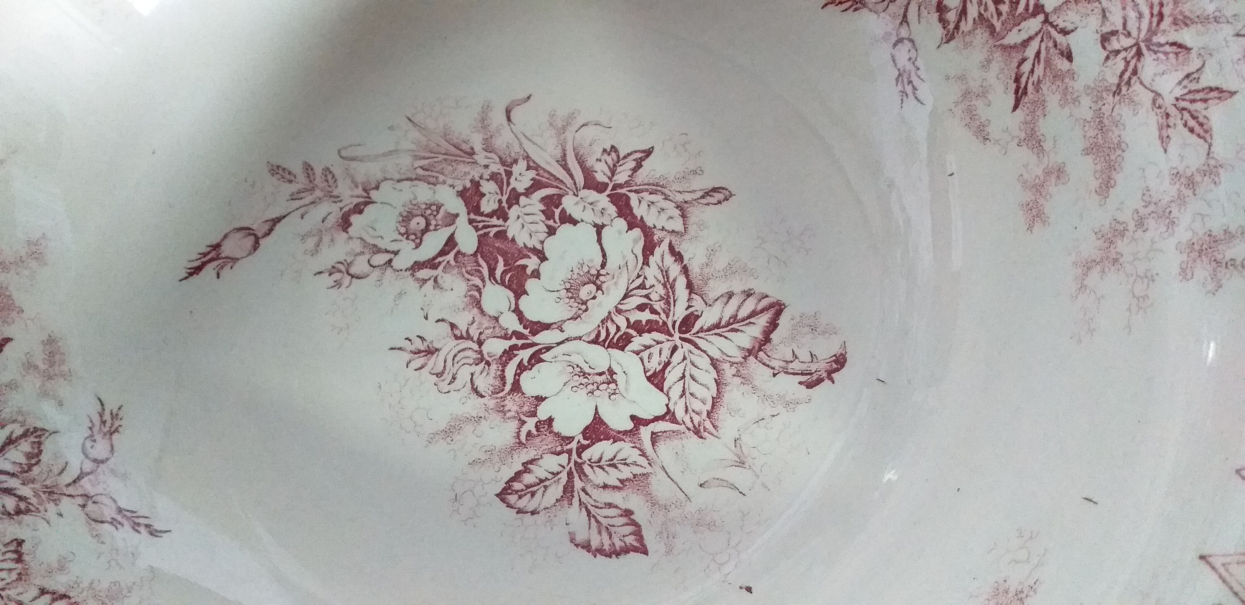 Ceramic washer pink décor