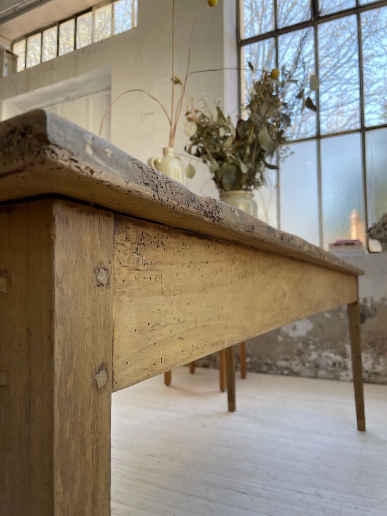 Oak and pine farm table 2m