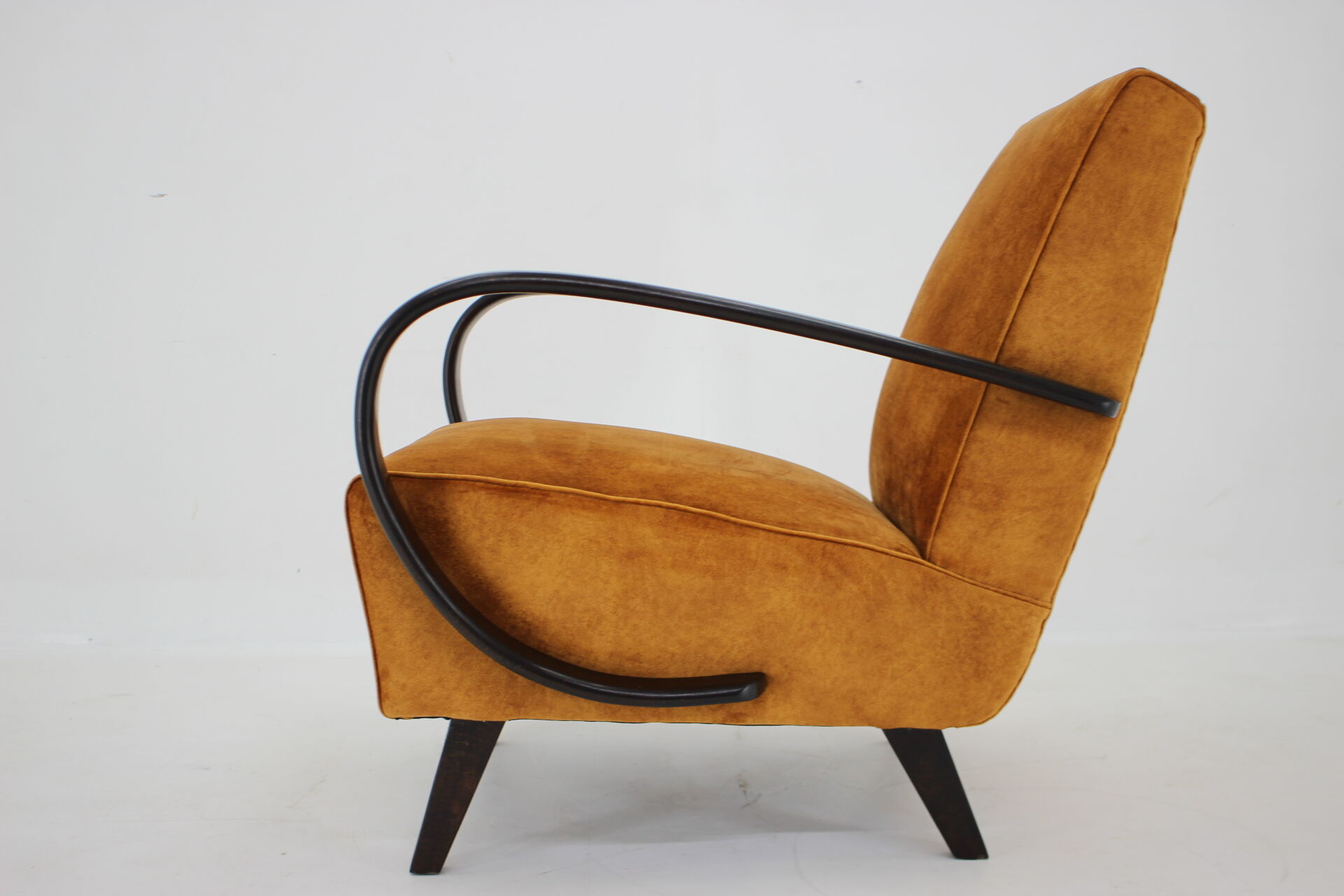 1950s Jindrich Halabala Restored Armchair, Czechoslovakia
