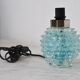 Rare lampe de table bleue en vase en verre de Murano rostrato pour Barovier & Toso, années 1950