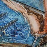 Ticket “Port in the Mediterranean” (La Ciotat?) HSP painting
