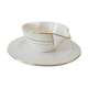Old opaque porcelain saucière SA