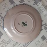 Assiette faience nevers montagnon