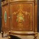 Buffet en bois peint et doré italien du 20e siècle