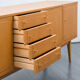 Enfilade vintage chêne restauré 250cm