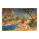Oriental painting 1949 R.Pécoux Oasis