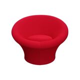 Fauteuil Mushroom rouge par Pierre Paulin