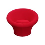 Fauteuil Mushroom rouge par Pierre Paulin