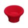 Fauteuil Mushroom rouge par Pierre Paulin