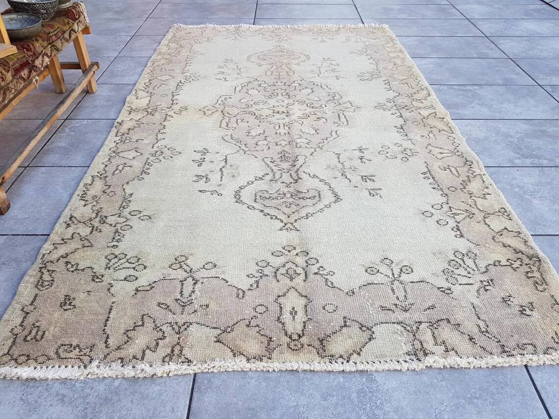Tapis oushak anatolien beige
