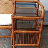 Furniture phone bamboo rattan and wicker