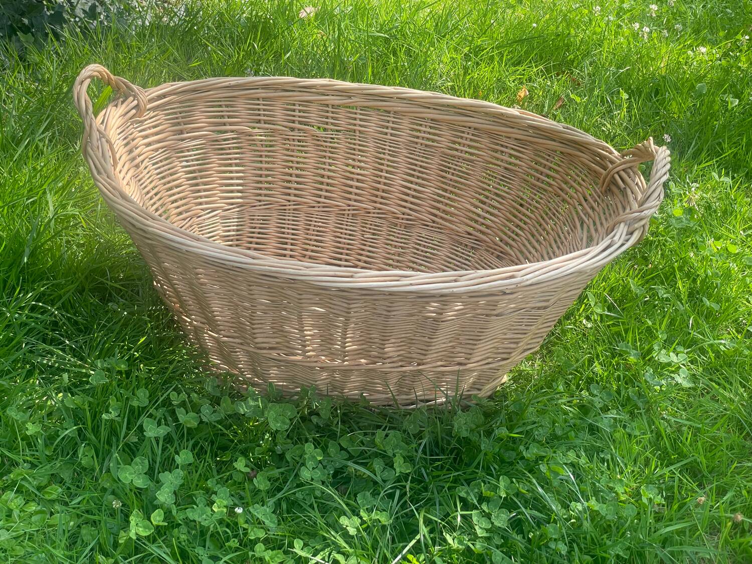 Large wicker basket