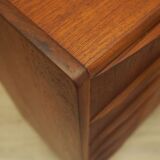 Teak chest of drawers, Danish design, 1970s, production: Denmark