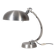 70's ministerial table lamp in chrome metal italian design