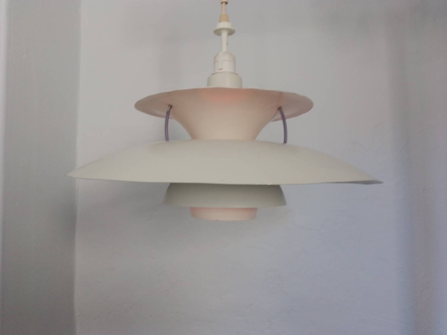 LOUIS POULSEN PH 5 Lustre  1970 DANISH design Space Age VOIR DESCRIPTIF