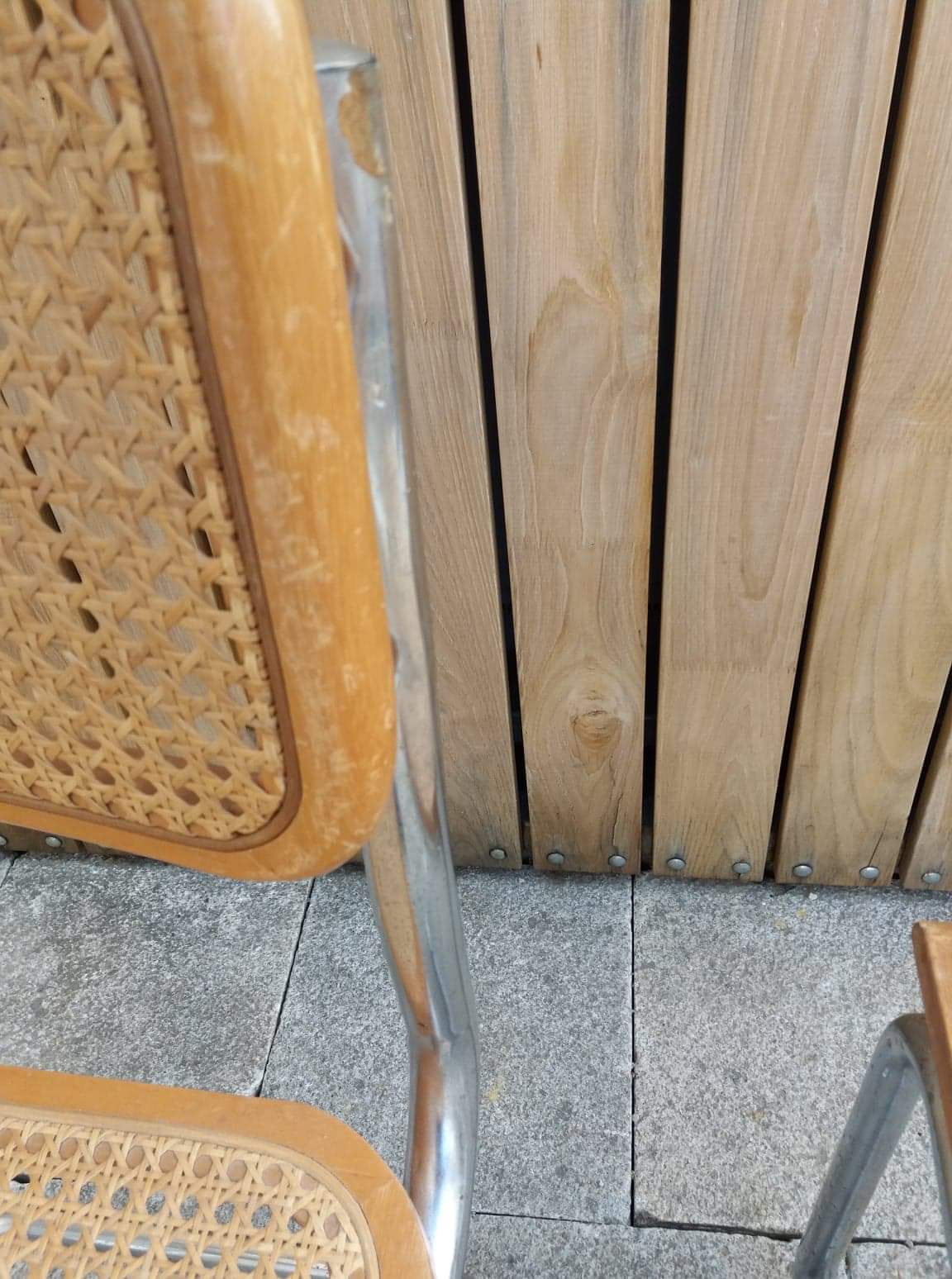 Set of 3 chairs B32 by Marcel Breuer