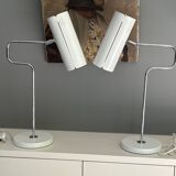 pair of Bergboms model B 090 articulated lamps - Sweden 70s/80s