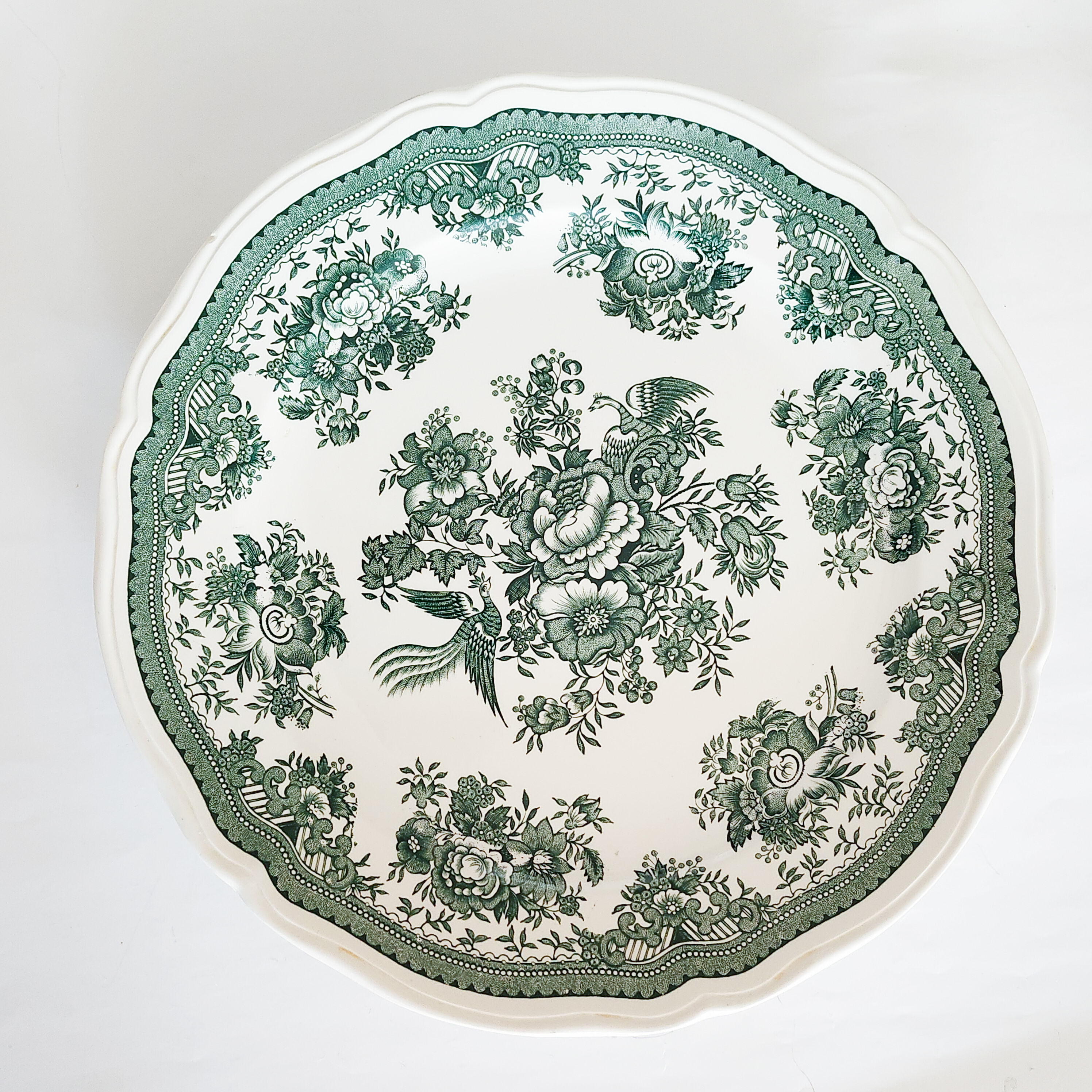8 flat plates Villeroy & Boch, Fasan model, green