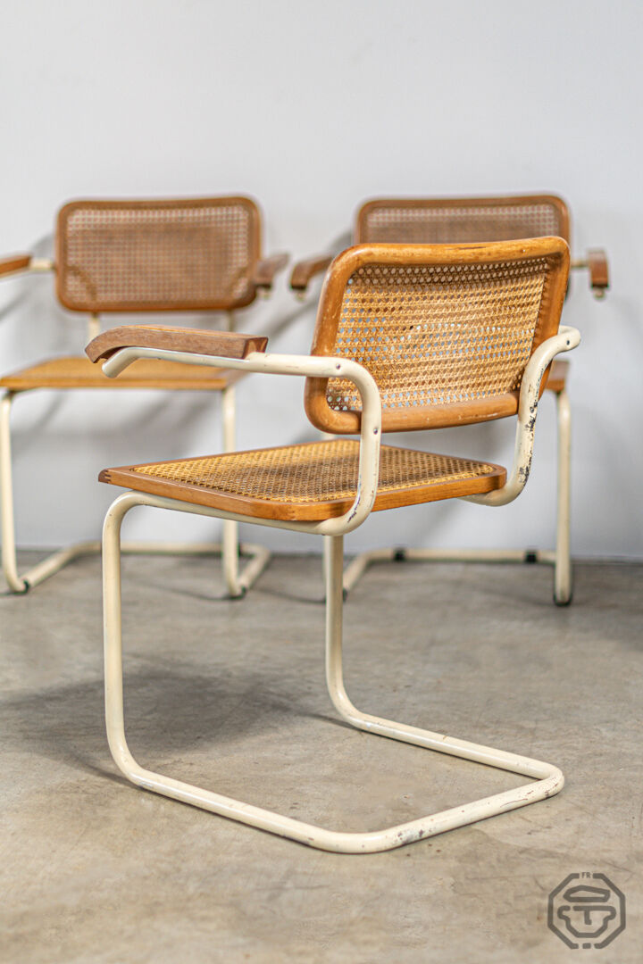 Lot of 3 chairs Marcel Breuer B64