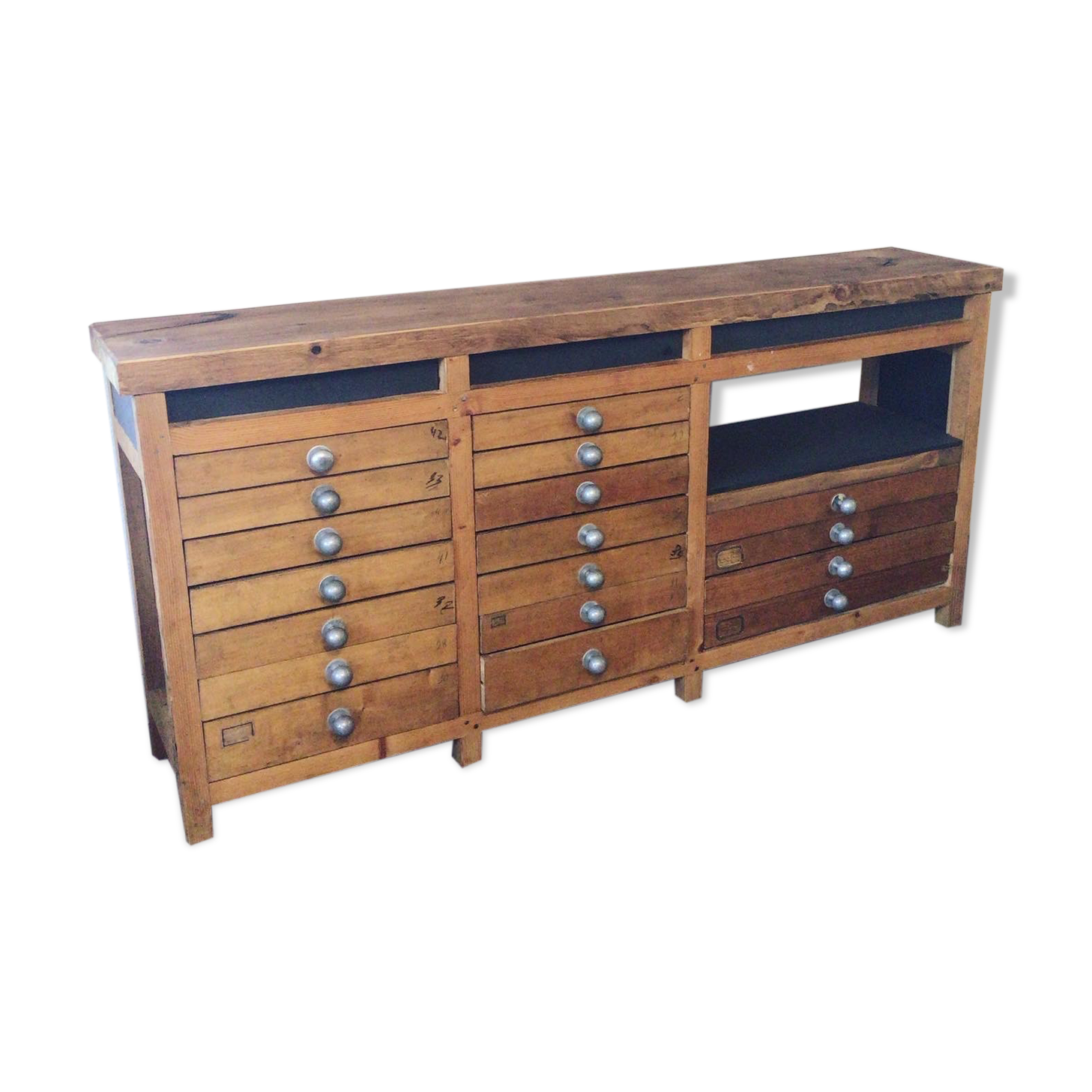 Haberdashery furniture in solid wood