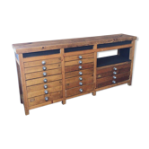 Meuble de mercerie en bois massif