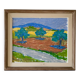 Svan Grandin (1906- 1982) Vintage Painting Landscape, signed
