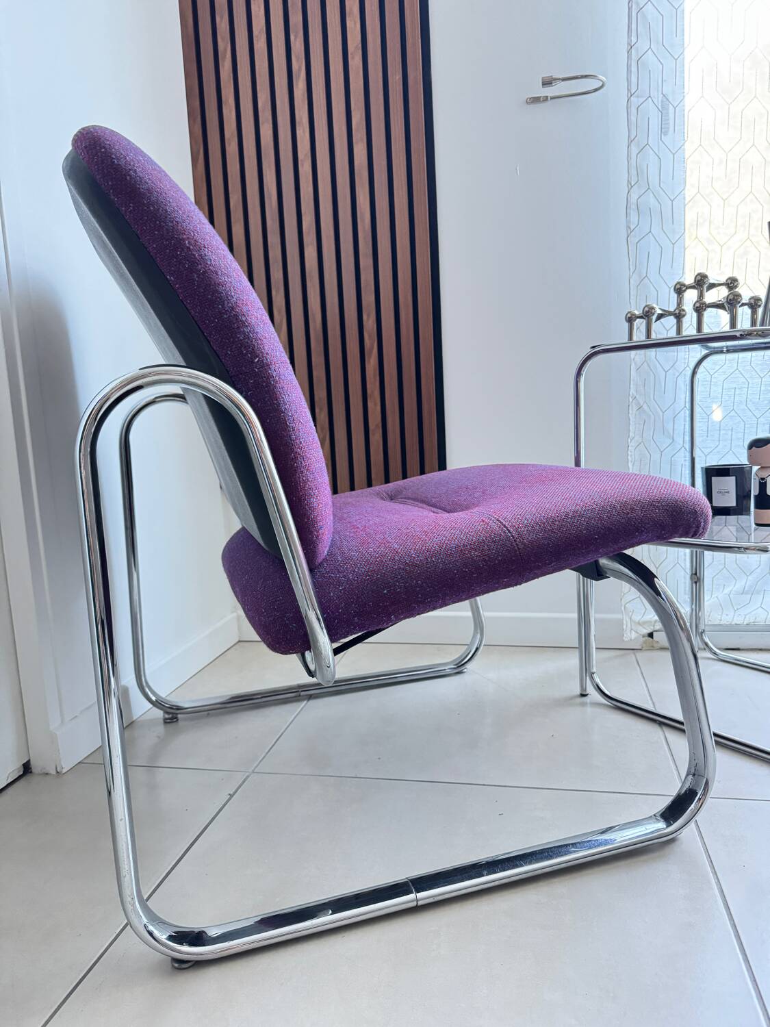 Old vintage Strafor fireside chair