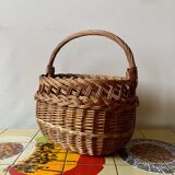Vintage wicker basket